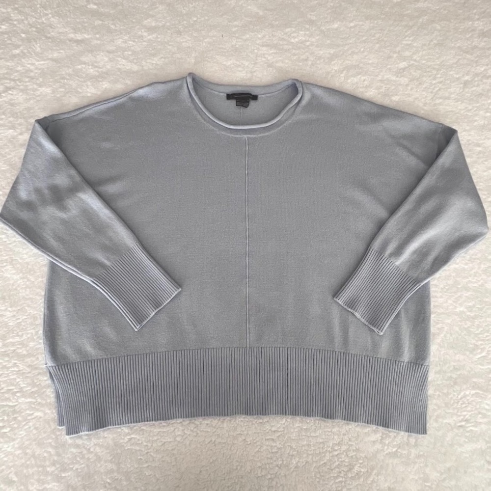 French Connection long Sleeve Crew neck sweater blue New